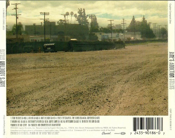 Jane's Addiction - Strays (CD, Album, Enh) (Very Good Plus (VG+)) - Image 2