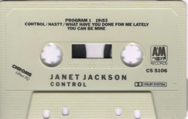 Janet Jackson - Control (Cass, Album, Tex) (Near Mint (NM or M-)) - Image 3