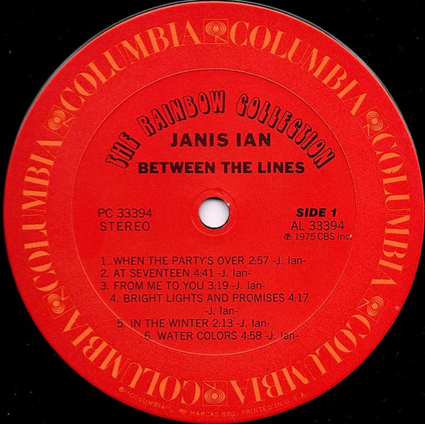 Janis Ian - Between The Lines (LP, Album, San) (Very Good Plus (VG+)) - Image 4