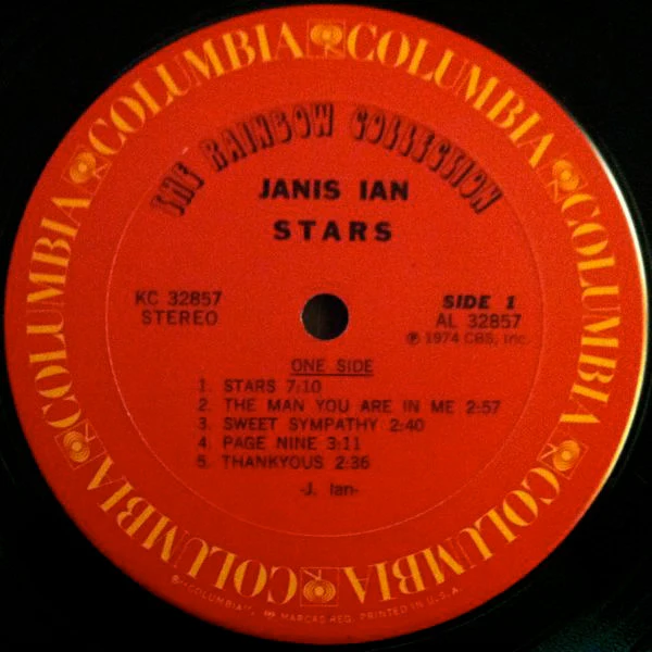 Janis Ian - Stars (LP, Album, San) (Very Good Plus (VG+)) - Image 3