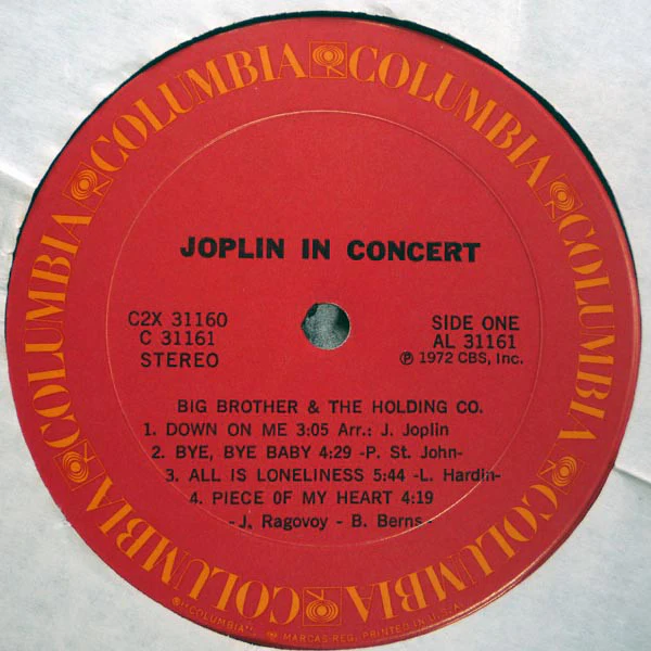 Janis Joplin - Joplin In Concert (2xLP, Album, Pit) (Very Good Plus (VG+)) - Image 5