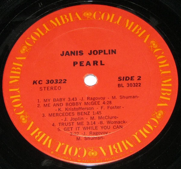 Janis Joplin - Pearl (LP, Album, Pit) (Near Mint (NM or M-)) - Image 4