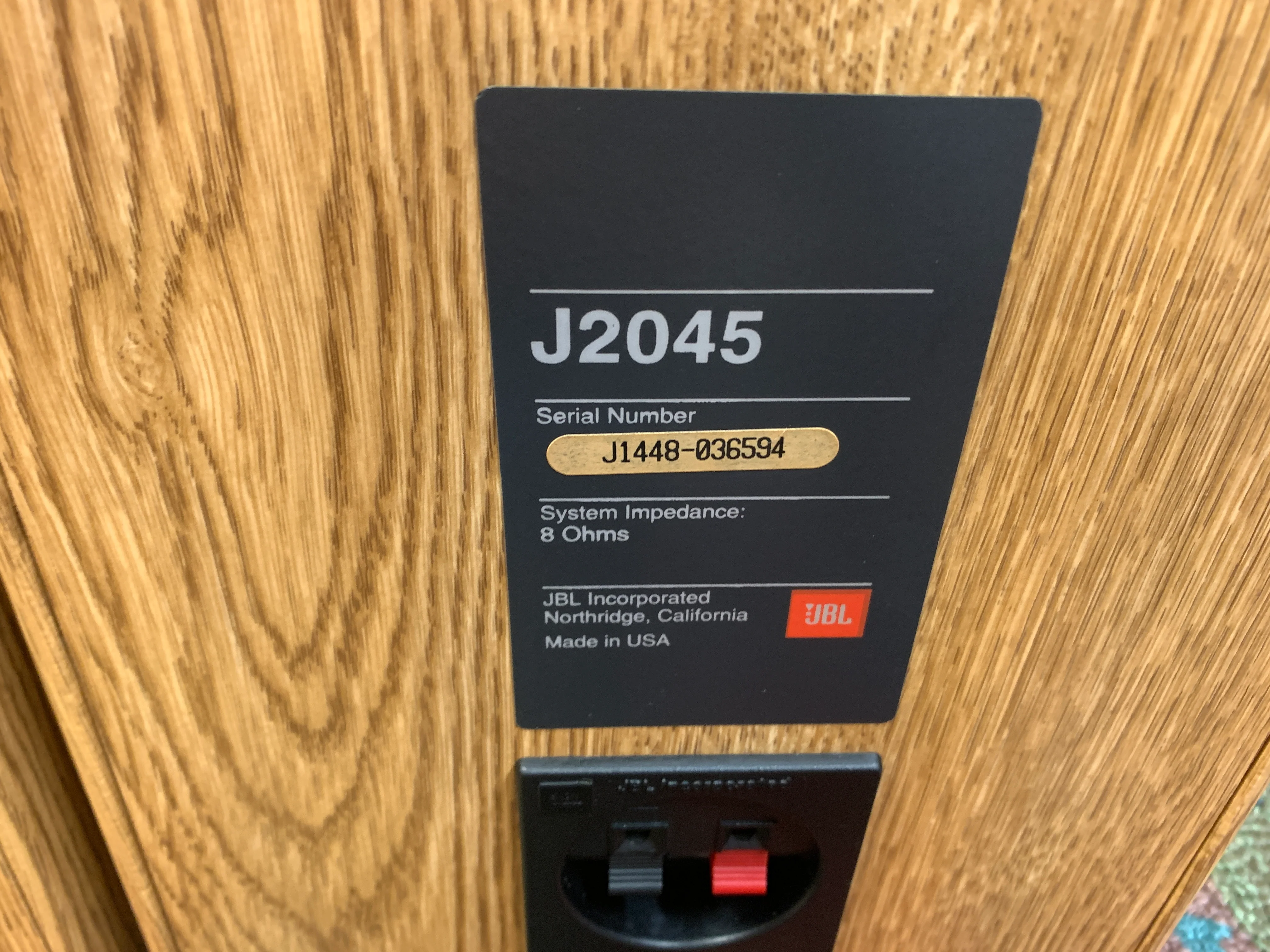 JBL J2045 Bookshelf Speakers - Image 4