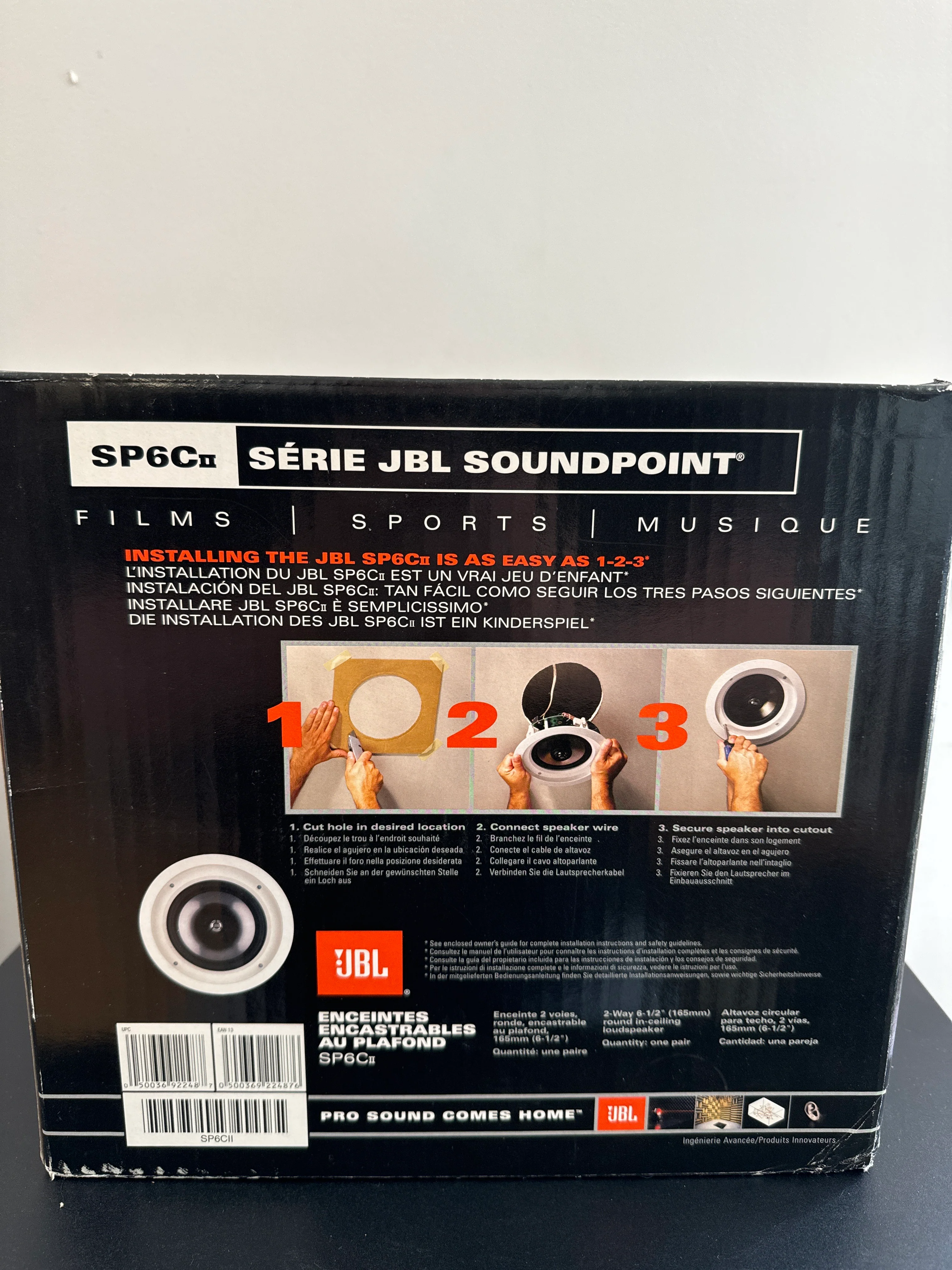 JBL SP6CII In Ceiling Speakers * NEW IN BOX * - Image 3