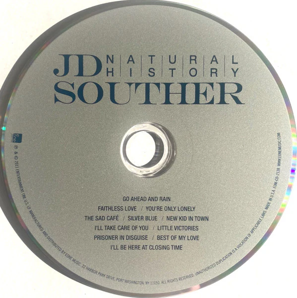 JD Souther* - Natural History (CD, Album) (Very Good Plus (VG+)) - Image 3