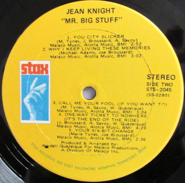 Jean Knight - Mr. Big Stuff (LP, Album, Son) (Good Plus (G+)) - Image 4
