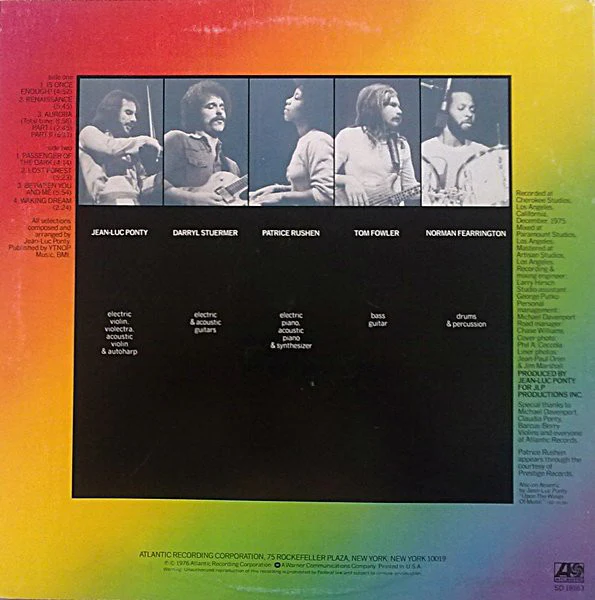Jean-Luc Ponty - Aurora (LP, Album, PR ) (Very Good Plus (VG+)) - Image 2