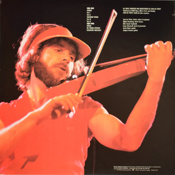 Jean-Luc Ponty - Live (LP, Album, MO) (Very Good Plus (VG+)) - Image 2