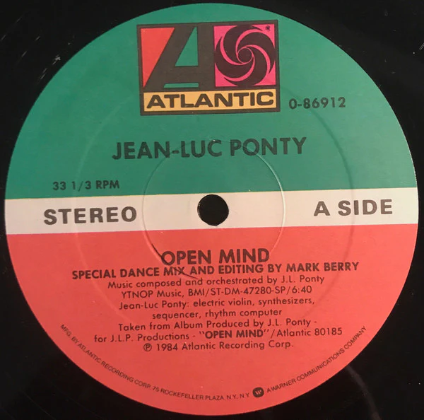 Jean-Luc Ponty - Open Mind (12") (Near Mint (NM or M-))