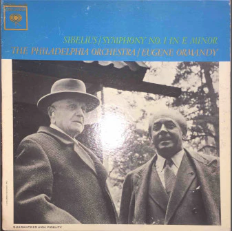 Jean Sibelius, Eugene Ormandy, The Philadelphia Orchestra - Symphony No. 1 In E Minor (LP, Mono) (Very Good Plus (VG+))