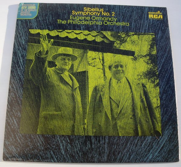 Jean Sibelius - Eugene Ormandy, The Philadelphia Orchestra - Symphony No. 2 (LP, Quad) (Very Good (VG))