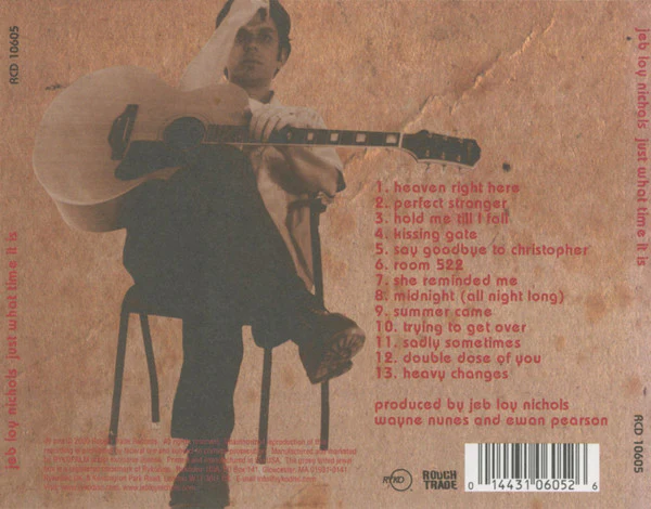 Jeb Loy Nichols - Just What Time It Is (CD, Album) (Near Mint (NM or M-)) - Image 2