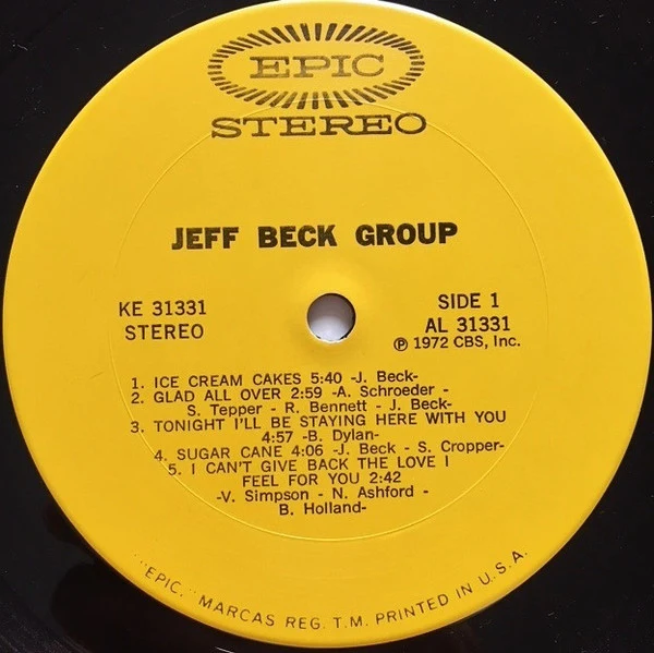 Jeff Beck Group - Jeff Beck Group (LP, Album, San) (Near Mint (NM or M-)) - Image 3