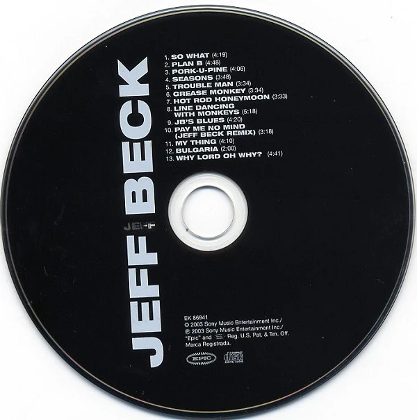 Jeff Beck - Jeff (CD, Album) (Near Mint (NM or M-)) - Image 3