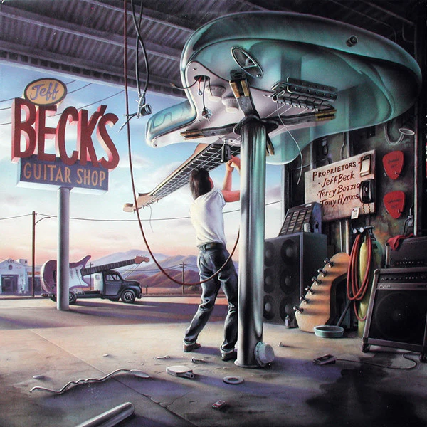 Jeff Beck With Terry Bozzio And Tony Hymas - Jeff Beck's Guitar Shop (LP, Album) (Very Good Plus (VG+))