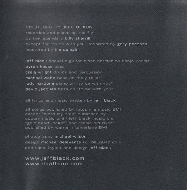 Jeff Black - B-Sides And Confessions: Volume One (CD, Album) (Near Mint (NM or M-)) - Image 5
