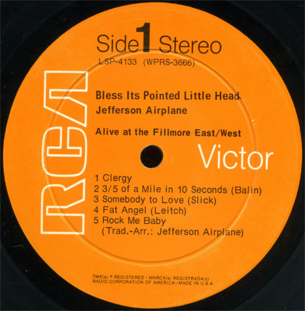 Jefferson Airplane - Bless Its Pointed Little Head (LP, Album, Hol) (Good Plus (G+)) - Image 3