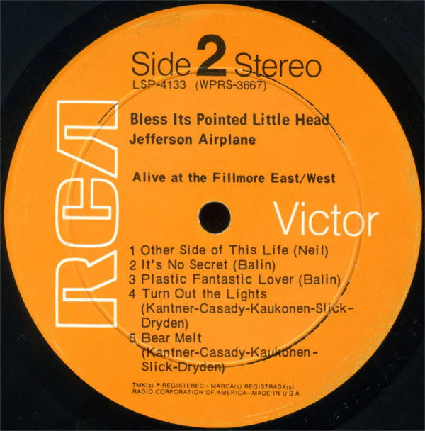 Jefferson Airplane - Bless Its Pointed Little Head (LP, Album, Hol) (Good Plus (G+)) - Image 4