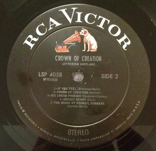 Jefferson Airplane - Crown Of Creation (LP, Album, Roc) (Good Plus (G+)) - Image 4