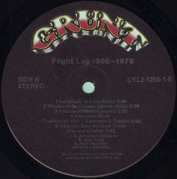 Jefferson Airplane - Flight Log 1966-1976 (2xLP, Comp, Ind) (Very Good Plus (VG+)) - Image 5