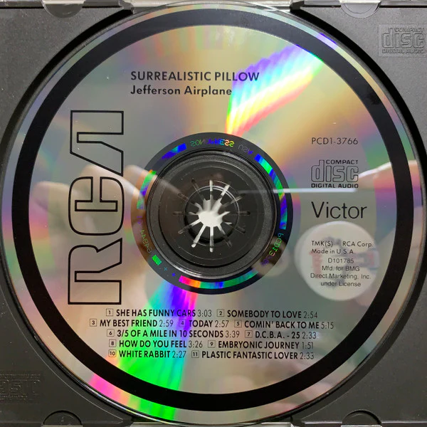 Jefferson Airplane - Surrealistic Pillow (CD, Album, Club, RE) (Very Good Plus (VG+)) - Image 3