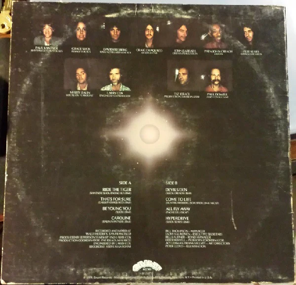 Jefferson Starship - Dragon Fly (LP, Album, Ind) (Very Good Plus (VG+)) - Image 2