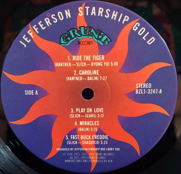 Jefferson Starship - Gold (LP, Comp, Gat) (Near Mint (NM or M-)) - Image 5