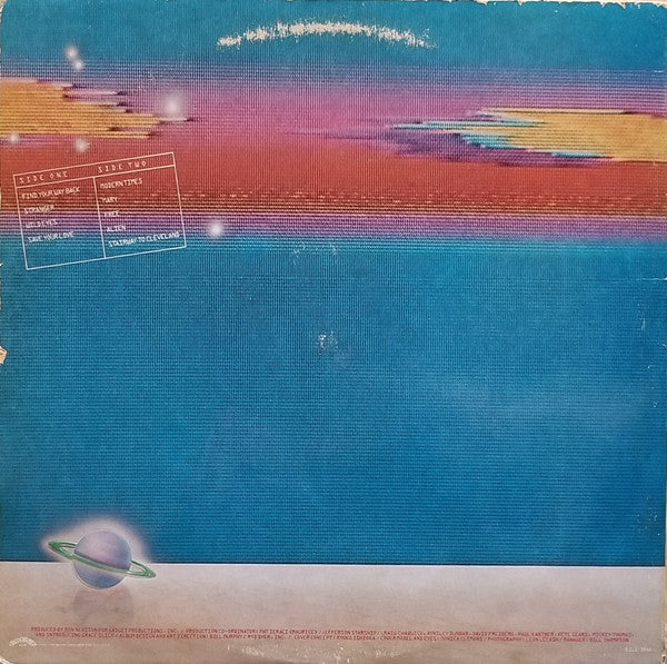 Jefferson Starship - Modern Times (LP, Album, Ind) (Very Good (VG)) - Image 2