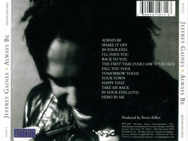Jeffrey Gaines - Always Be (CD, Album) (Near Mint (NM or M-)) - Image 2
