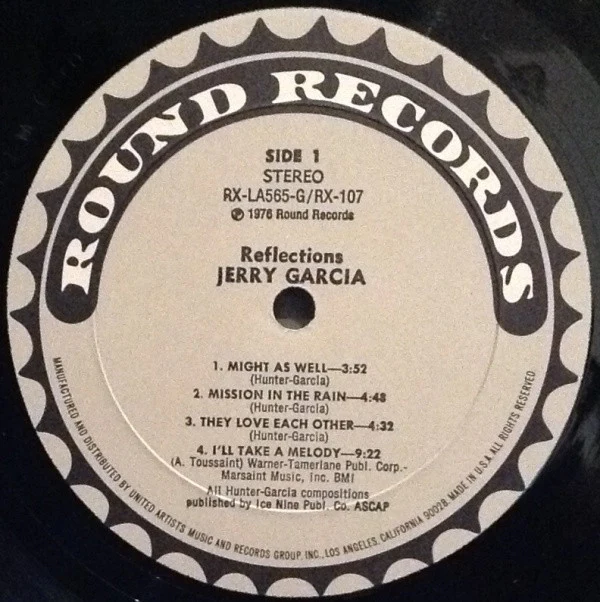 Jerry Garcia - Reflections (LP, Album, Ter) (Very Good (VG)) - Image 3