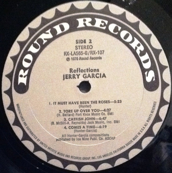 Jerry Garcia - Reflections (LP, Album, Ter) (Very Good (VG)) - Image 4
