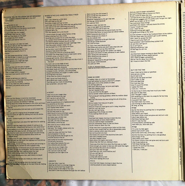 Jerry Jeff Walker - Bein' Free (LP, Album, MO ) (Very Good Plus (VG+)) - Image 2