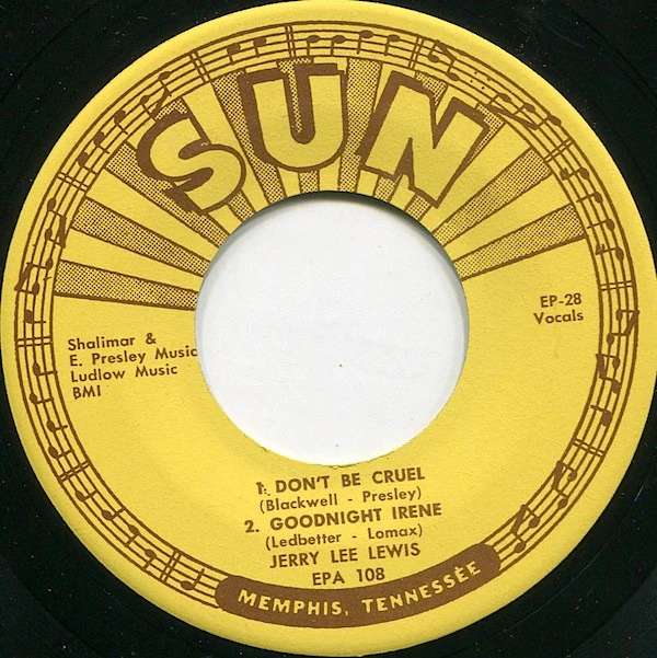 Jerry Lee Lewis - Don't Be Cruel (7", EP) (Very Good (VG)) - Image 3