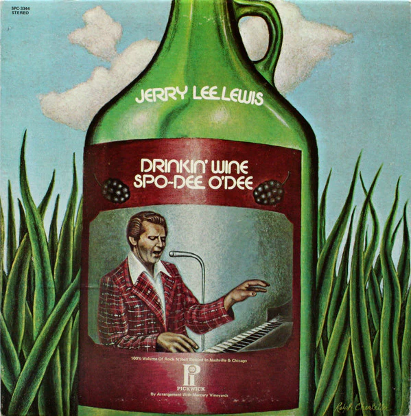 Jerry Lee Lewis - Drinkin' Wine Spo-Dee O'Dee (LP, Comp) (Very Good (VG))