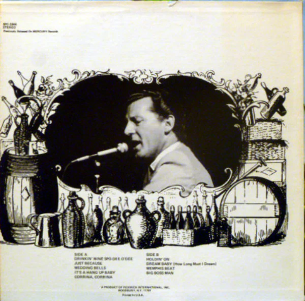 Jerry Lee Lewis - Drinkin' Wine Spo-Dee O'Dee (LP, Comp) (Very Good (VG)) - Image 2