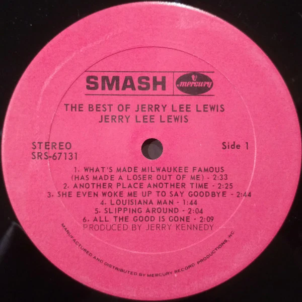 Jerry Lee Lewis - The Best Of Jerry Lee Lewis (LP, Comp) (Very Good (VG)) - Image 3