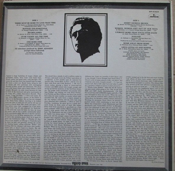 Jerry Lee Lewis - There Must Be More To Love Than This (LP, Album) (Very Good (VG)) - Image 2