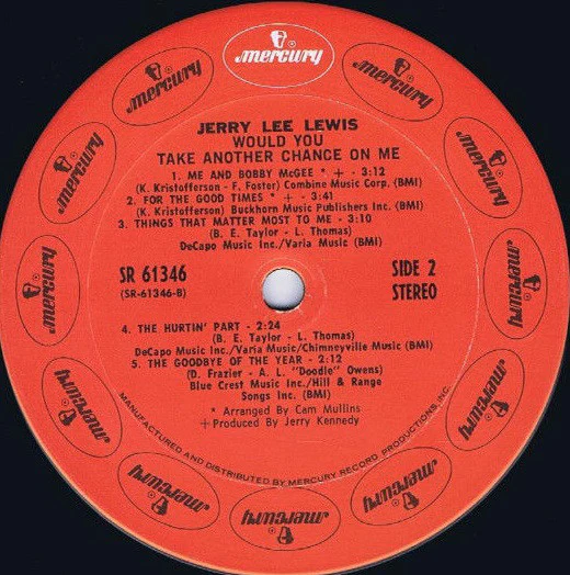 Jerry Lee Lewis - Would You Take Another Chance On Me? (LP, Album) (Very Good (VG)) - Image 4