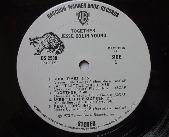 Jesse Colin Young - Together (LP, Album, San) (Very Good Plus (VG+)) - Image 3