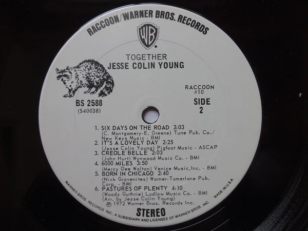 Jesse Colin Young - Together (LP, Album, San) (Very Good Plus (VG+)) - Image 4