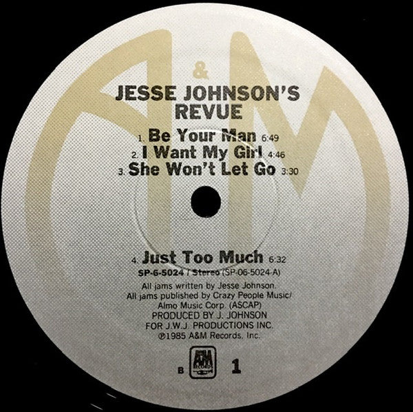 Jesse Johnson's Revue - Jesse Johnson's Revue (LP, Album, RCA) (Very Good (VG)) - Image 5