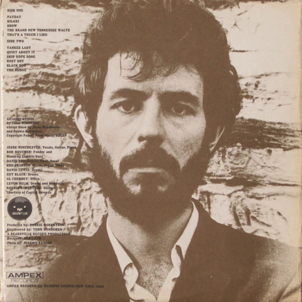 Jesse Winchester - Jesse Winchester (LP, Album, All) (Very Good Plus (VG+)) - Image 4
