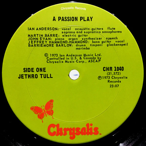 Jethro Tull - A Passion Play (LP, Album, Pit) (Very Good (VG)) - Image 4