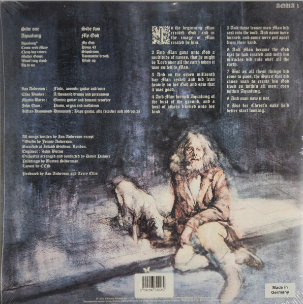 Jethro Tull - Aqualung (The 2011 Steven Wilson Stereo Remix) (LP, Album, RE, Gat) (Mint (M)) NEW & SEALED - Image 3