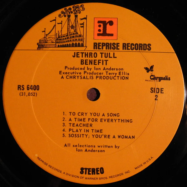 Jethro Tull - Benefit (LP, Album, RP, Pit) (Very Good (VG)) - Image 4