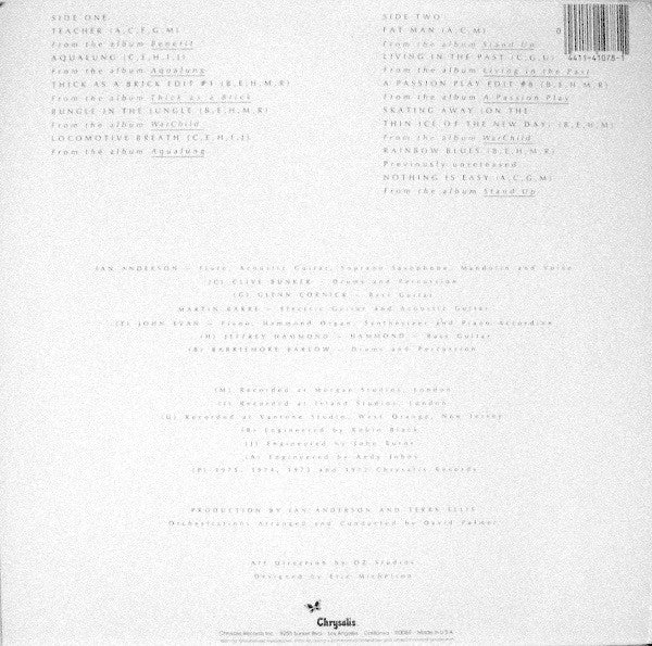 Jethro Tull - M.U. - The Best Of Jethro Tull (LP, Comp, RE, Car) (Near Mint (NM or M-)) - Image 2