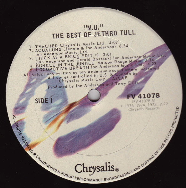 Jethro Tull - M.U. - The Best Of Jethro Tull (LP, Comp, RE, Car) (Near Mint (NM or M-)) - Image 3