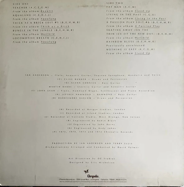 Jethro Tull - M.U.- The Best Of Jethro Tull (LP, Comp, RE, Pit) (Very Good Plus (VG+)) - Image 2
