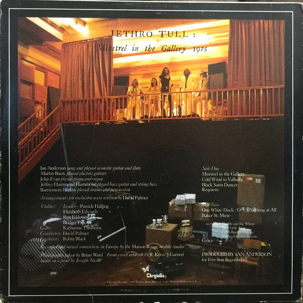 Jethro Tull - Minstrel In The Gallery (LP, Album, Pit) (Very Good Plus (VG+)) - Image 2
