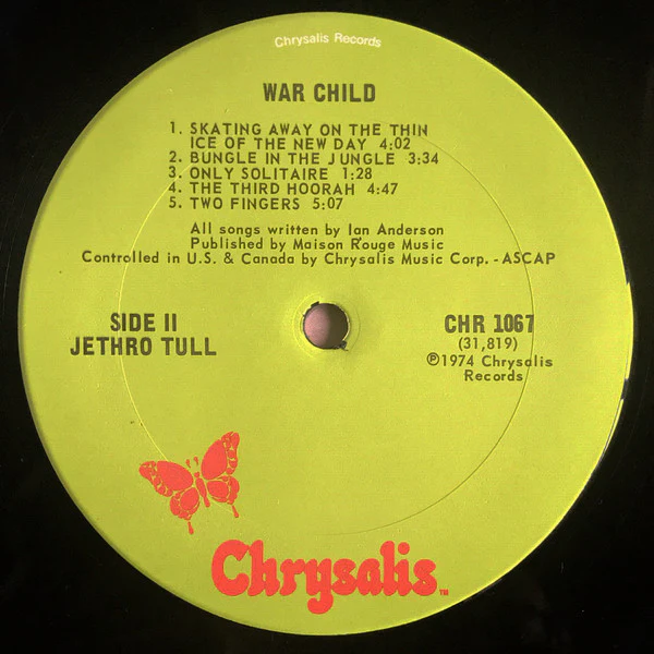 Jethro Tull - War Child (LP, Album, Ter) (Near Mint (NM or M-)) - Image 4